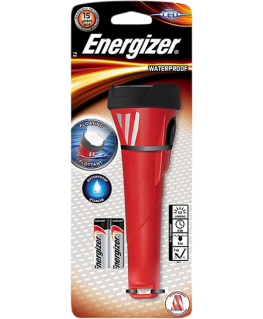 ENERGIZER WATERPROOF FLASHLIGHT ENR 2AA LED W/O BA