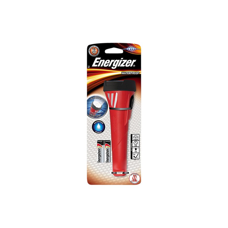 . ENERGIZER WATERPROOF FLASHLIGHT ENR 2AA