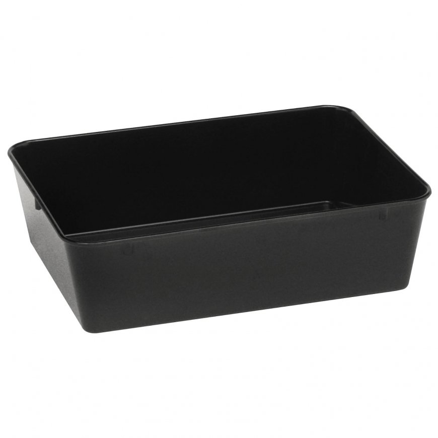 Hendi container for meat made of melamine 290x160x(H)60mm black