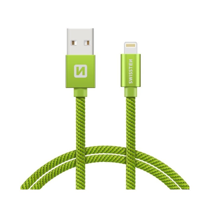 Swissten Textile Fast Charge 3A Lightning Data and Charging Cable 2m – 2