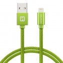 Swissten Textile Fast Charge 3A Lightning Data and Charging Cable 2m Swissten Textile Fast Charge 3A Lightning Data and Charging Cable 2m