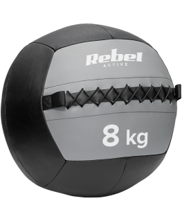 Medicine ball for exercises 8kg, REBEL ACTIVE