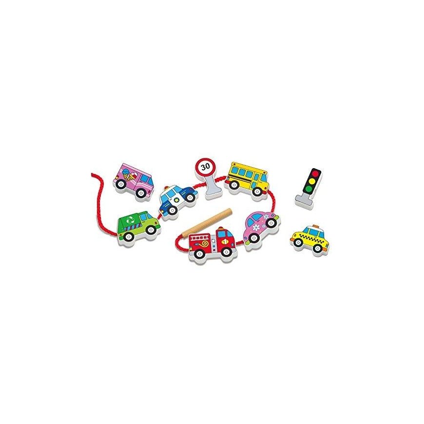 Viga wooden blocks are connected with thread – 2
