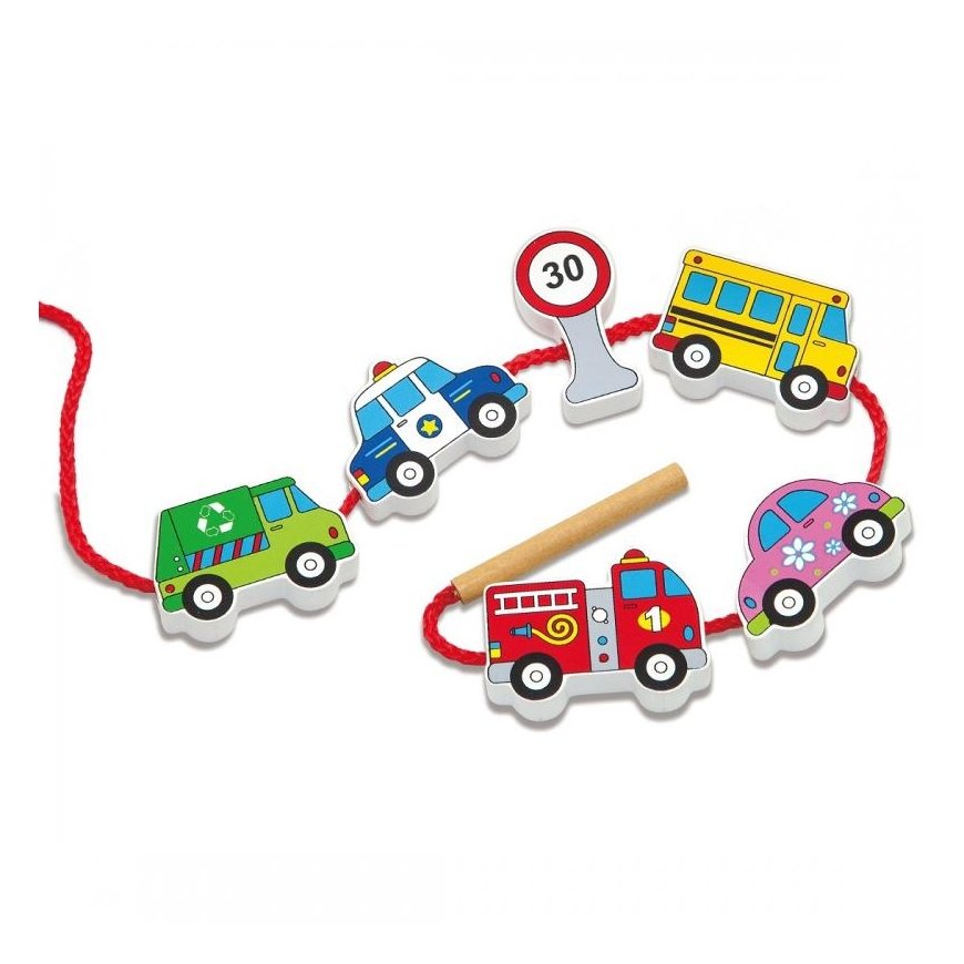 Viga wooden blocks are connected with thread – 5