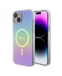 Guess GUHMP15SHITSU iPhone 15 6.1" fioletowy|purple hardcase IML