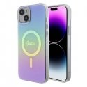 Guess GUHMP15SHITSU iPhone 15 6.1" fioletowy|purple hardcase IML