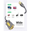 Kabel USB do RS-232 UGREEN CR104, 1.5m (black) Kabel USB do RS-232 UGREEN CR104, 1.5m (black)