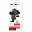 Swissten W2-AV5 Air Vent Car Holder With 15W Wireless Charging + Micro USB Cable 1.2m