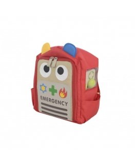 Kid's Wooden Fireman Backpack Set, Masterkidz