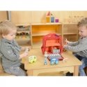 Vaikiškas medinis gaisrininko rinkinys kuprinėje, Masterkidz Vaikiškas medinis gaisrininko rinkinys kuprinėje, Masterkidz