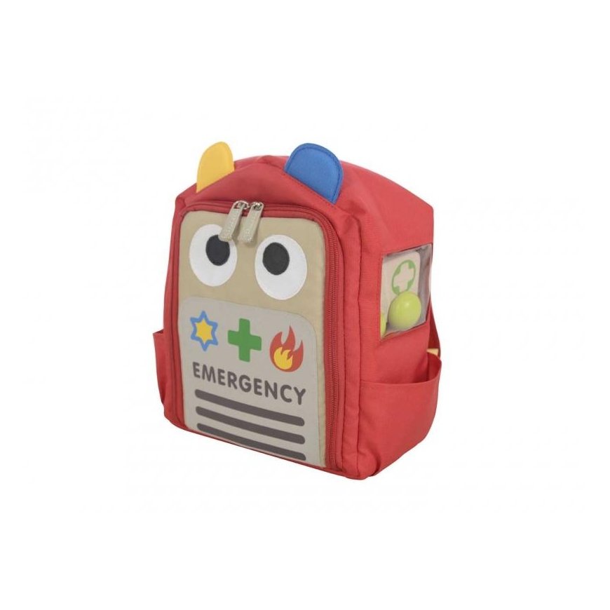 Kid's Wooden Fireman Backpack Set, Masterkidz – 5
