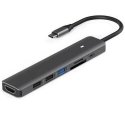 Extra Digital Adapter USB Type-C - HDMI, 3x USB Type-A, SD, TF, USB Type-C PD100W Extra Digital Adapter USB Type-C - HDMI, 3x USB Type-A, SD, TF, USB Type-C PD100W