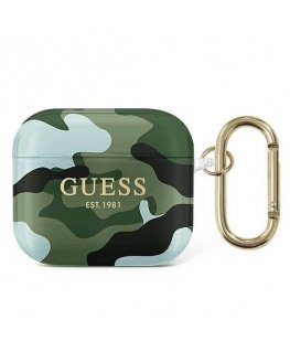 Guess GUA3UCAMA AirPods 3 cover zielony|khaki Camo Collection