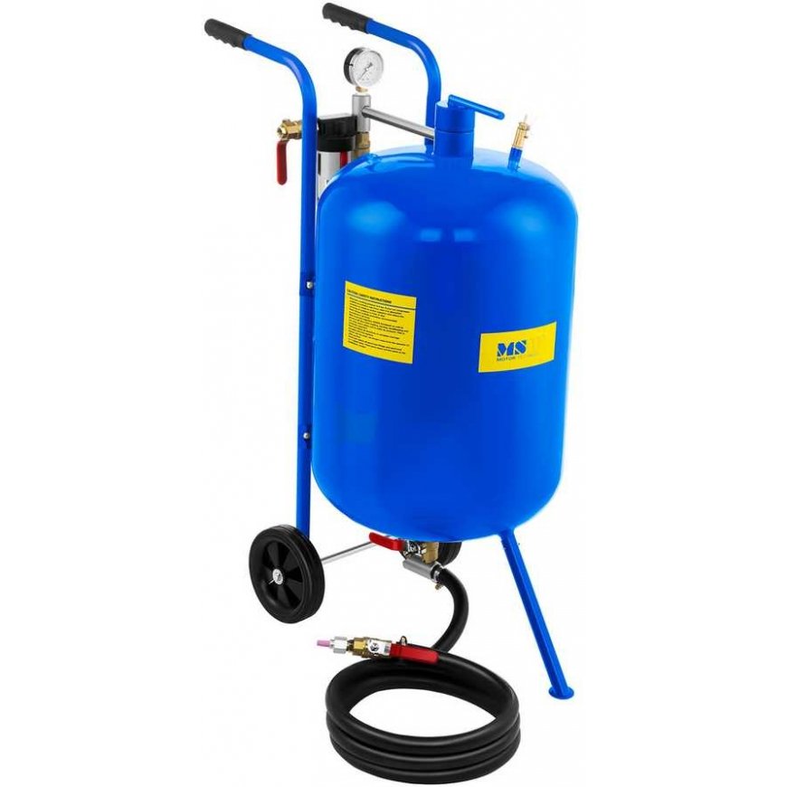 MSW Mobile siphon sandblasting machine on