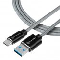 Tactical Fast Rope Kevlar Cable USB-A|USB-C 0.3m Grey Tactical Fast Rope Kevlar Cable USB-A|USB-C 0.3m Grey
