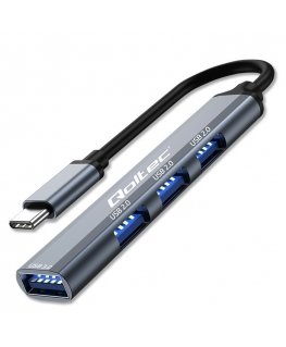 HUB adapter USB c 3.1 4in1, USB 3.0, 3x USB 2