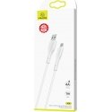 USAMS Kabel U38 microUSB 4A Fast Charge for OPPO 1m biały|white USAMS Kabel U38 microUSB 4A Fast Charge for OPPO 1m biały|white