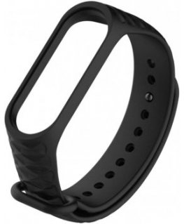Beline pasek Mi Band 3|4 czarny|black ver2