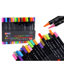 Lean 36 double-sided marker set for ceramics, glass and clothes