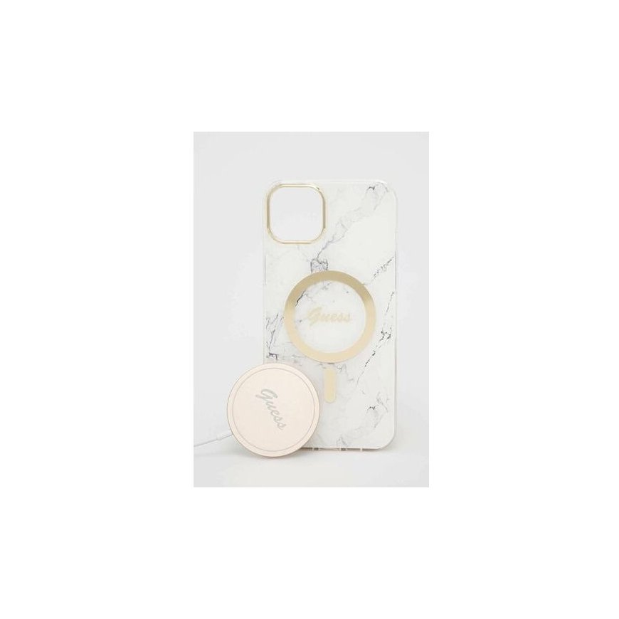 Zestaw Guess GUBPP14MHMEACSH Case+ Charger iPhone 14 Plus 6,7" b