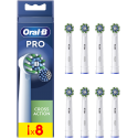 Dantų šepetėlis Braun Oral-B EB50-8 Cross Action Pro Dantų Šepetėlio Galvutės, 8 Vnt. Dantų šepetėlis Braun Oral-B EB50-8 Cross Action Pro Dantų Šepetėlio Galvutės, 8 Vnt.
