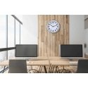 Wall clock MAUL Step, diameter 40 cm, silver sp. Wall clock MAUL Step, diameter 40 cm, silver sp.
