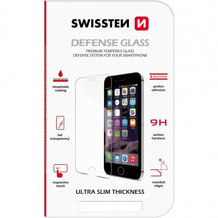 Swissten Ultra Slim Tempered Glass Premium