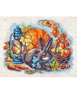 luca S Autumn with rabbit 25x20 cm SLETIL8998