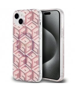 Guess GUHMP15MHGCUSTGP iPhone 15 Plus | 14 Plus 6.7" różowy|pink