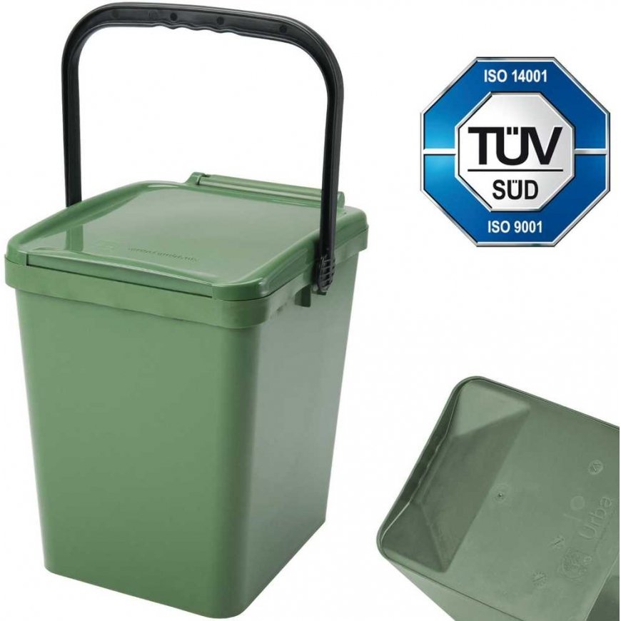 Sartori Ambiente Garbage and waste sorting container green Urba 21L – 2