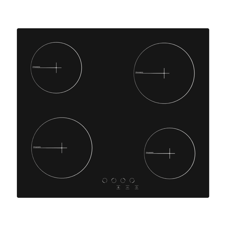 Simfer | H6.040.DECSP | Hob | Vitroceramic | Number of burners