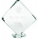 Tryumf 3D engraved glass trophy with case Tryumf 3D engraved glass trophy with case
