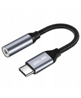 Beline Adapter USB-C|Jack 3,5mm szary|gray DAC Samsung|iPhone 15