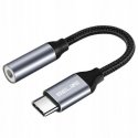 Beline Adapter USB-C|Jack 3,5mm szary|gray DAC Samsung|iPhone 15 Beline Adapter USB-C|Jack 3,5mm szary|gray DAC Samsung|iPhone 15