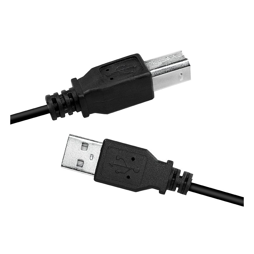 LogiLink CU0009B USB kabelis 5 m USB 2.0 USB A USB B Juoda – 2