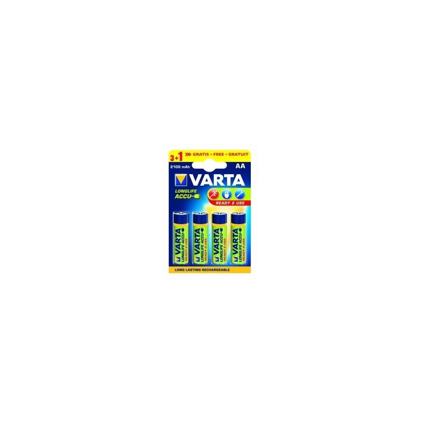 Varta Accumulator r6 2100mah 4 pcs. ready for 2 uses