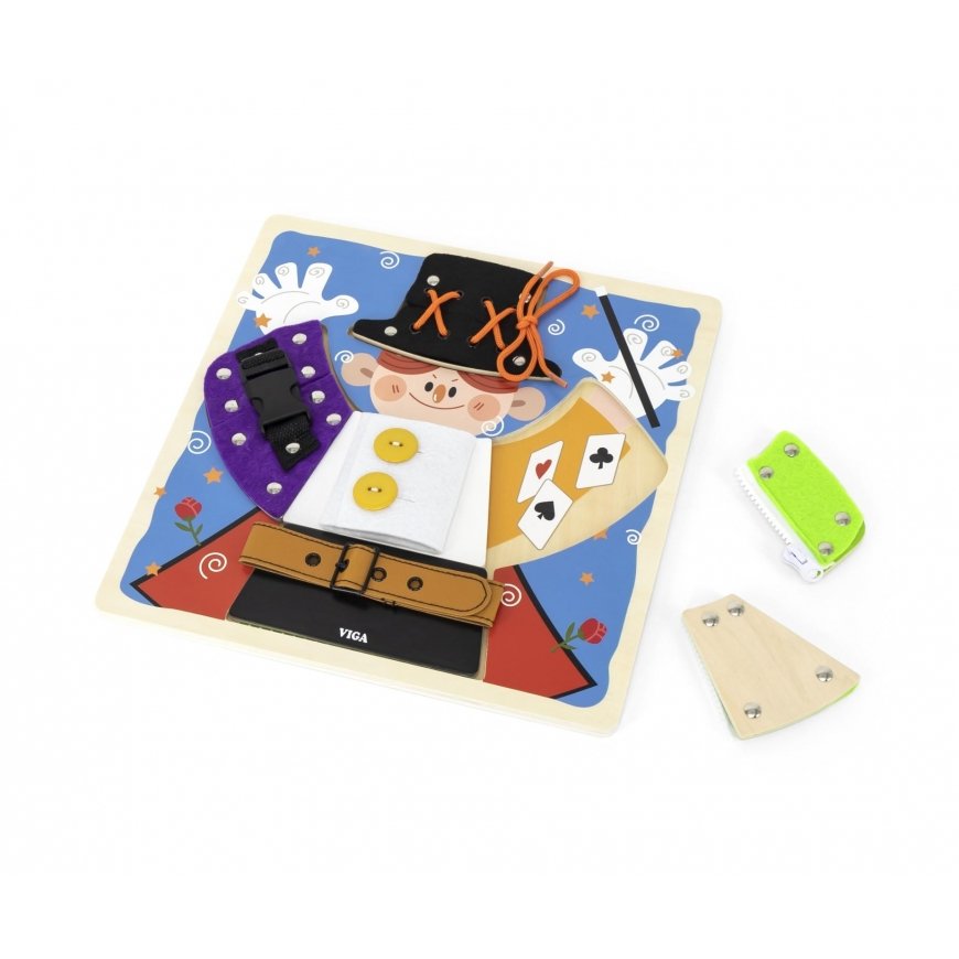 Viga 44672 Skill Board - Magic Dress Up Puzzle. – 2