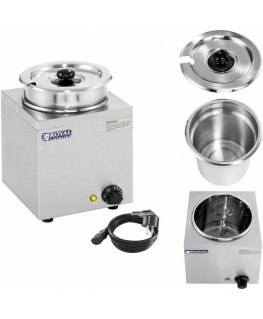Royal Catering Bain-marie electric soup heater 150W 230V 3.8L