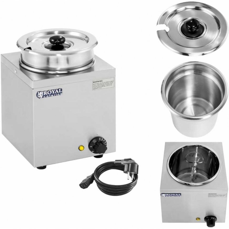 Royal Catering Bain-marie electric soup heater 150W 230V 3.8L