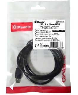 Msonic MLU651 3in1 Micro USB Lightning Type-C magnetic cable