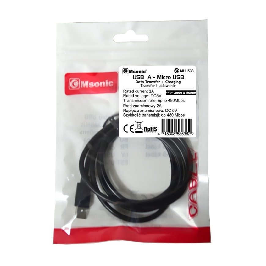 Msonic MLU651 3in1 Micro USB Lightning Type-C magnetic cable