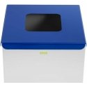 Ulsonix Steel container for waste, waste, paper sorting, 30.5x30.5x70cm, 60L