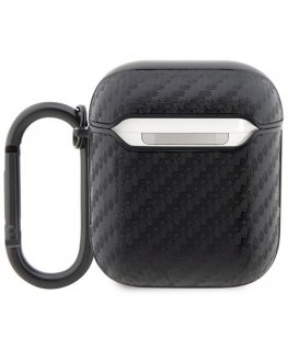 BMW BMA2WMPUCA2 AirPods 1|2 cover czarny|black Carbon Double Met
