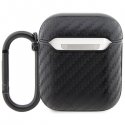 BMW BMA2WMPUCA2 AirPods 1|2 cover czarny|black Carbon Double Met BMW BMA2WMPUCA2 AirPods 1|2 cover czarny|black Carbon Double Met