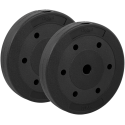 Set of bituminous loads 2x10kg, hole 31mm, REBEL ACTIVE Set of bituminous loads 2x10kg, hole 31mm, REBEL ACTIVE