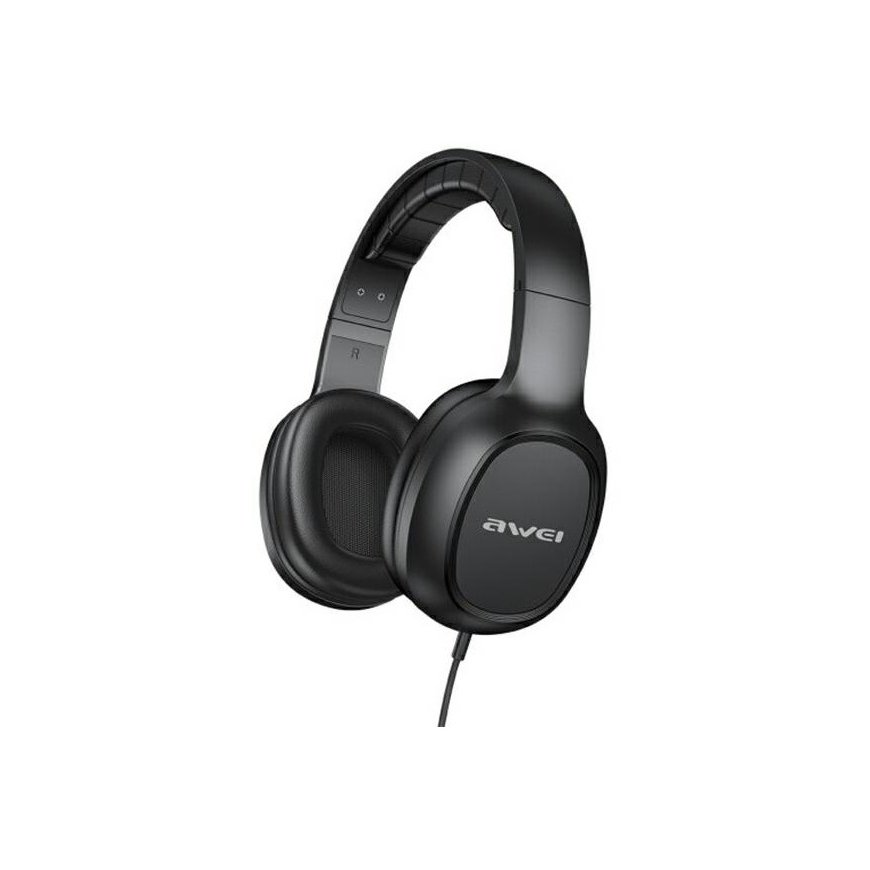 AWEI słuchawki nauszne GM-6 jack 3,5mm czarny|black