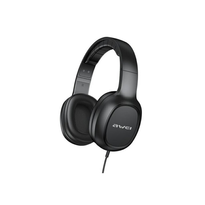 AWEI słuchawki nauszne GM-6 jack 3,5mm czarny|black – 2