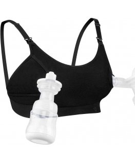 MOMCOZY ELECTRIC PUMP HANDS FREE BRA SIZE L BLACK YN10