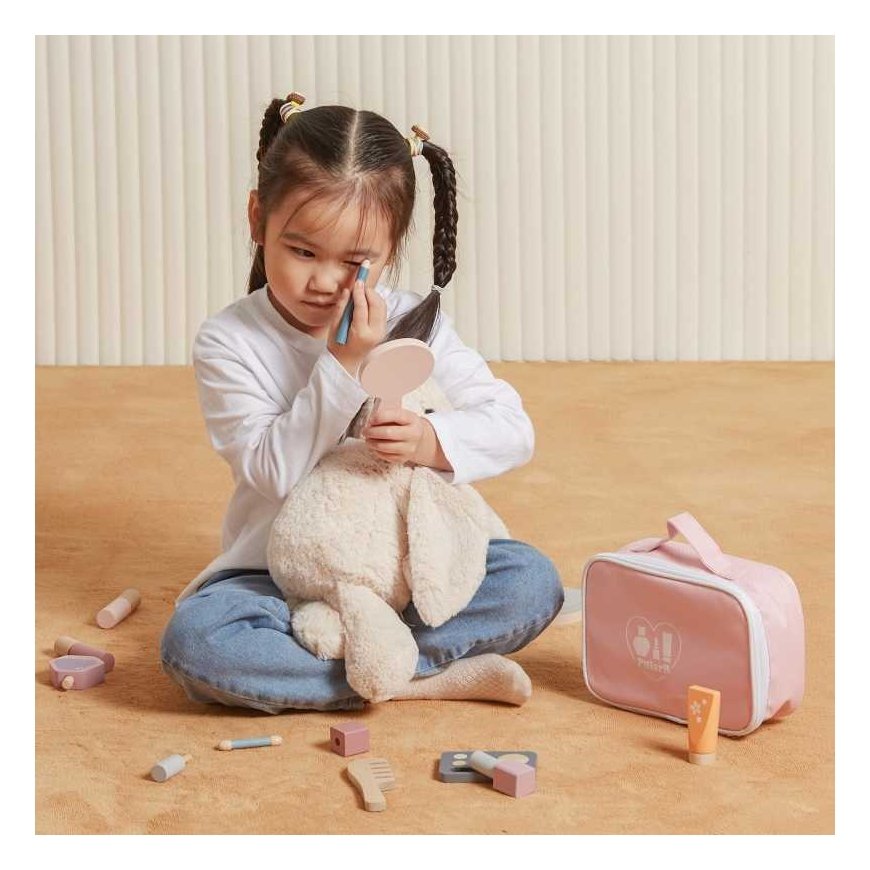 Vigan Viga Toys VIGA PolarB Wooden Makeup Set Makeup Bag Bag – 2