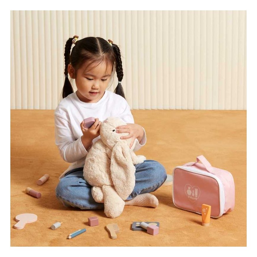 Vigan Viga Toys VIGA PolarB Wooden Makeup Set Makeup Bag Bag – 4